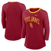 USC Trojans Women's Nike Cardinal 3/4 Sleeve T-Shirt